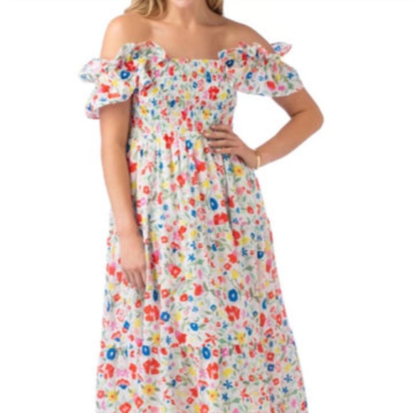 CROSBY BY MOLLIE BURCH Bray Dress in Blossom $290 Size Small - Picture 5 of 13